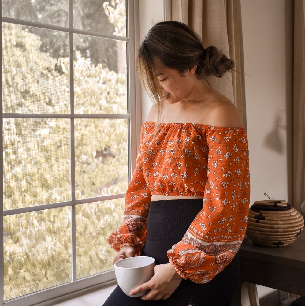 Off the shoulder top